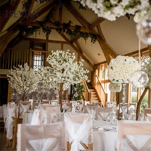 <span class=keywords><strong>Centre</strong></span> <span class=keywords><strong>de</strong></span> <span class=keywords><strong>Table</strong></span> fleurie pour <span class=keywords><strong>mariage</strong></span>, blanche, arbre, cerisier - Product Image 4