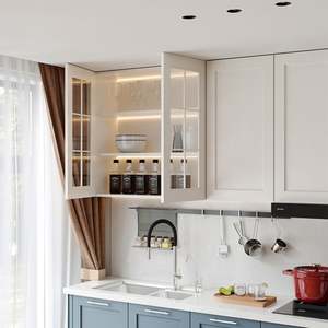 Ensemble de meubles de cuisine sur mesure Santopova bleu foncé : solutions de rangement élégantes - Product Image 4