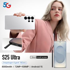 Preço de fábrica S25 Ultra Global Versão 5G Smartphone 7 polegadas Deca Core <span class=keywords><strong>Dual</strong></span> Sim memória MTK processador inteligente para jogos - Product Image 3