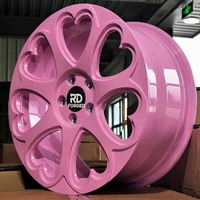 Rines Forjados en Forma de Corazón de 17 18 19 20 21 22 Pulgadas 5x114.3 5x120 5x130 5x127 6x139.7 para BMW Porsche Audi Honda Civic Toyota