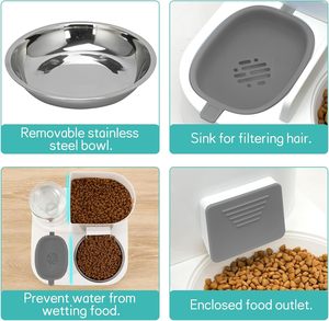 Nuevo Dispensador Automático de Agua y Comida para Perros y Gatos, Ecológico, Multifuncional, con Gravedad, para Interiores/Exteriores, para Animales Pequeños - Product Image 5