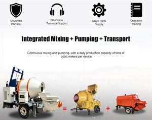 Camion <span class=keywords><strong>pompe</strong></span> à béton personnalisé pour la construction, mélange et transport de béton, ciment et <span class=keywords><strong>mortier</strong></span>, <span class=keywords><strong>pompe</strong></span> de circulation au sol et mélangeur - Product Image 2