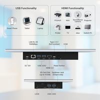 PC industriel tout-en-un avec écran tactile de 13,3 pouces, panneau argenté, Celeron N5095, écran FHD IPS, Win11 Pro, 8 Go de RAM, 128 Go de stockage