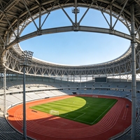 Edificio de Acero Prefabricado Ecológico para Estadios, Gimnasio Deportivo Modular, Cancha de Bádminton y Tenis con Recubrimiento Epóxico de Alta Calidad