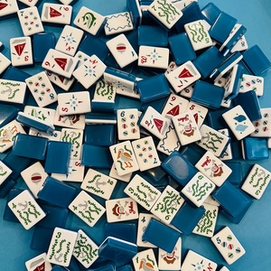 2026 Hot Sale American Mahjong Tiles Set Mat Acrylic Mahj Tiles Elegant Game Set for <b>Gamble</b> Chess Game - Product Image 1