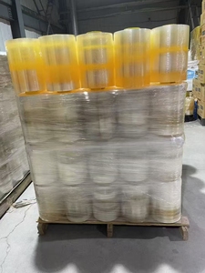 Rollo <span class=keywords><strong>Jumbo</strong></span> Grande de Film Transparente de PVC, Envoltura Elástica de Grado Alimenticio, para Uso Comercial y Doméstico, Económico, para Pasteles, Galletas, Fideos, Bocadillos, Frutas - Product Image 2