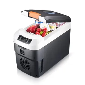 12v Car Freezer Dc 220-240v Ac 10l Dual Voltage Mini Car Semiconductor Fridge Refrigerator For Car Home Travel