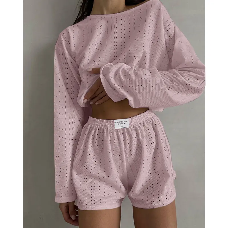 Setelan pakaian baru wanita, atasan pullover longgar ramping sederhana mode musim semi/Panas 2024