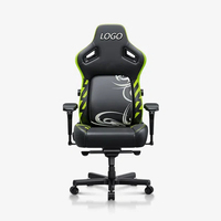 Chaise de jeu de qualité supérieure Kaiser Série 4 avec logo personnalisé Chaise de jeu lombaire de luxe pop-out en cuir PVC avec oreiller magnétique pour la tête