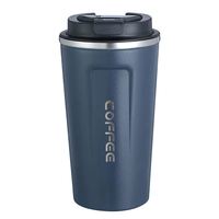 Termo de Acero Inoxidable de 380/510 ml, Taza de Café con Indicador de Temperatura, Botella de Agua Aislada al Vacío, Vaso Térmico, Taza de Oficina