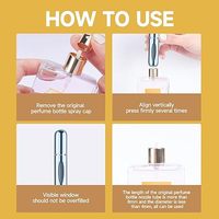 Offre Spéciale Sansiro Frost Pen Parfum Vaporisateur Flacon Atomiseur matériau métallique avec bouchon à vis Joint pour usage cosmétique