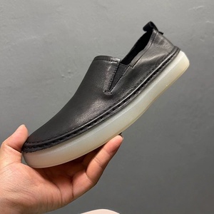 Chaussures en cuir marron pour hommes, mocassins, nouveau style hiver, bottes de travail en cuir de vachette, fournisseur d'usine, chaussures décontractées rétro à la mode - Product Image 4