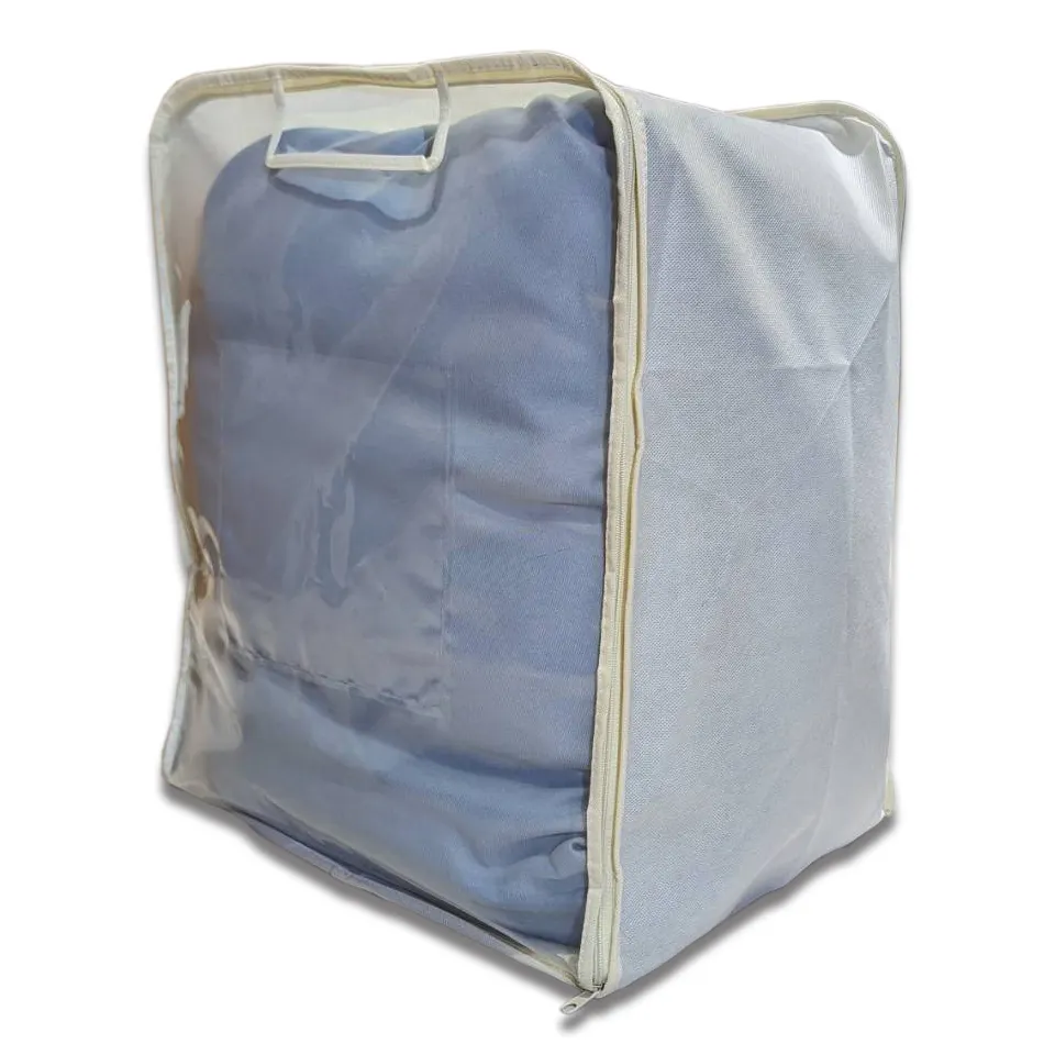 Matériaux recyclés PE/PP sac en plastique meilleure qualité 15x19.5x10 ''clair PEVA & PPNW sac à fermeture éclair