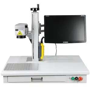 Portatif D'approvisionnement Direct En Acier Inoxydable Savon Machine de Gravure Laser