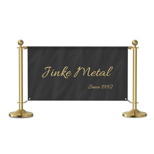 Barriere Personalizzate per Esterni, Pali per Striscioni, Paravento in Metallo per Marciapiedi, Barriere per Caffè e Ristoranti - Product Image 5