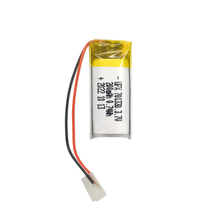 Chinese Lithium-ion Cell Factory Custom Reading Pen Battery UFX 701330 200mAh 3.7V Small Lipo Battery