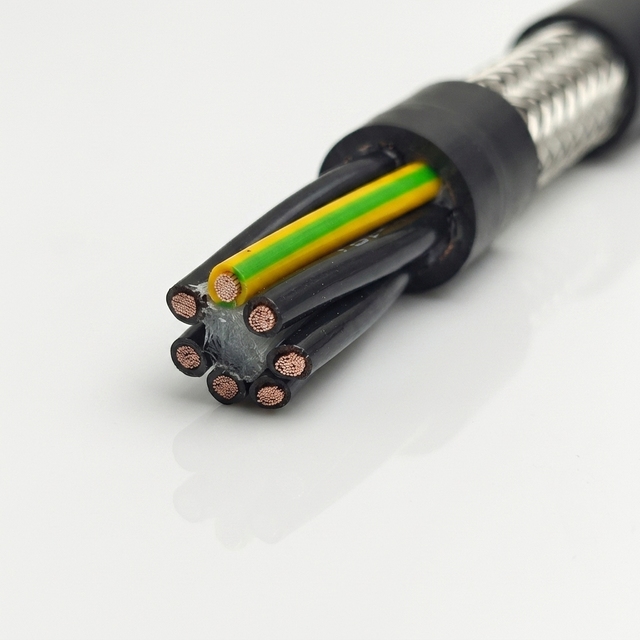 HSFLEX-CP811 High Flex Control Cable Industrial Grade Shielded Multicore Copper Conductor Cable