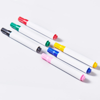 Marqueurs effaçables à sec à pointe fine pour tableaux blancs et miroirs en verre Encre non toxique Effacement facile pour une utilisation au bureau et en classe