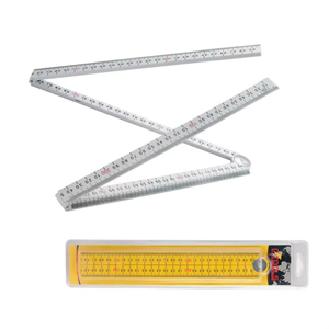 יצרן מקצועי סין 2m 10 קפלים פונקציה מתקפלת בקנה מידה של סרגל פלדה - Product Image 3