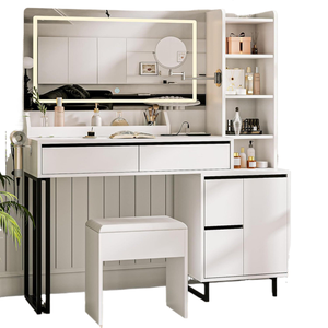 Fournisseur transfrontalier de miroirs de maquillage <span class=keywords><strong>LED</strong></span> avec éclairage pour la beauté, destinés au commerce extérieur - Product Image 1