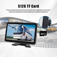 Moniteur d'écran de voiture 10 pouces avec système de caméra avant et arrière pour points morts, pour camion, camping-car, véhicule, enregistreur vidéo MDVR 4G