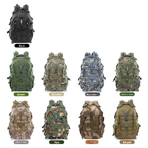 Sac à dos tactique multifonctionnel en polyester Oxford de couleur unie pour la randonnée sportive en extérieur, respirant, grande capacité 20-35L - Product Image 5