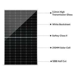 Panneau solaire en silicium monocristallin haute efficacité 520W-550W 144 demi-cellules bon prix qualité <span class=keywords><strong>les</strong></span> <span class=keywords><strong>deux</strong></span> <span class=keywords><strong>types</strong></span> <span class=keywords><strong>de</strong></span> <span class=keywords><strong>panneaux</strong></span> <span class=keywords><strong>solaires</strong></span> PERC <span class=keywords><strong>de</strong></span> type N - Product Image 2