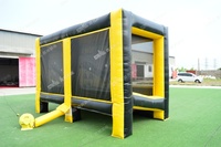 Jeux gonflables de sport de tir de pistolet gonflable de blaster d'air de boulet de canon commercial pour des enfants et des adultes