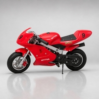 Stabiele Structuur 49cc Benzine Mini Crossmotor Voor- en Achterwiel Schijfrem Motorfiets voor 10+ Jonge Rijders