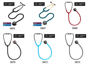 Estetoscopio de cardiología de doble cabezal, instrumento de diagnóstico médico acústico manual, diseño clásico, pieza de pecho de aluminio para adultos - Product Image 5