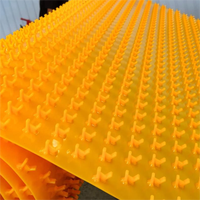Feuilles d'ancrage en plastique V-Lock de haute qualité plaque V-lock HDPE revêtement de Protection en béton ou feuilles d'arrêt d'eau, feuilles d'ancrage