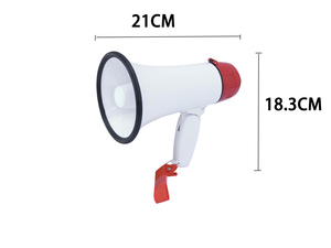 Loa Phát Thanh 20 Watt Megaphone Loa Siren/Chế Độ Báo Động Với Điều Khiển Âm Lượng Và Dây Đeo - Product Image 2