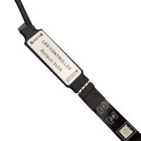 Bande lumineuse LED 5v 5050 RGB set 300 LED Flexible avec 24 touches 44 touches 3 touches 30leds 5m télécommande IR bande flexible led intérieure