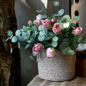 Planta Artificial de Eucalipto Yihua Floral Art, Hojas Verdes, Decoración Nórdica para el Hogar, Vegetación Interior - Product Image 4