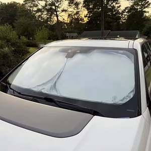 Parasoles de Coche Plegables Personalizados con Impresión, de Poliéster con Protección UV, Tipo Burbuja, Económicos, con Doble Círculo y Logotipo - Product Image 6