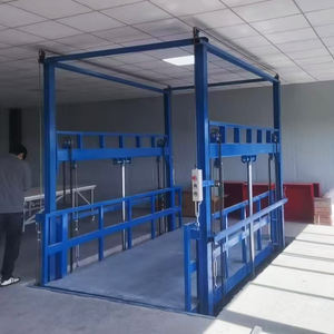 1/3/5 टन लोड 6/8 मीटर उठाने ऊंचाई भारी शुल्क हाइड्रोलिक माल कार्गो लिफ्ट नियंत्रण पैनल के साथ - Product Image 4