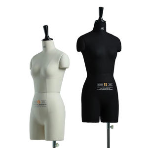 Manichino Mezzo Busto Femminile Beifuform in Fibra <span class=keywords><strong>di</strong></span> Vetro, Forma per Abiti Predisposta per l'Infilatura <span class=keywords><strong>di</strong></span> Spilli, per Sartoria e Design <span class=keywords><strong>di</strong></span> Abbigliamento Femminile - Product Image 2