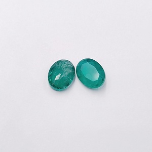 Suministros para la Fabricación de Joyas YZ, <span class=keywords><strong>Piedra</strong></span> de Fusión Ovalada, Cristales Sueltos, <span class=keywords><strong>Piedra</strong></span> Preciosa Curativa, <span class=keywords><strong>Verde</strong></span> <span class=keywords><strong>Oscuro</strong></span>, <span class=keywords><strong>Verde</strong></span> Paraiba, <span class=keywords><strong>Piedra</strong></span> de Fusión Sintética - Product Image 1