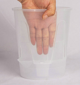 Vente en gros de pots à orchidées auto-arrosants durables de 4,7 pouces, blancs transparents, pour le contrôle des racines, écologiques, en plastique, pour la <span class=keywords><strong>maison</strong></span> et le jardin - Product Image 1