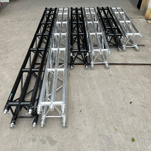 Kkmark TUV K35 290mm 5-Chord Lighting Truss <span class=keywords><strong>Aluminium</strong></span>, structure de suspension linéaire pour éclairage LED, argent/noir, pour concert - Product Image 2