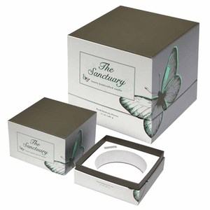 Caja de cartón rígida de lujo con logotipo personalizado, caja de embalaje de papel de regalo para tarros de vela cuadrados con Base superior - Product Image 4