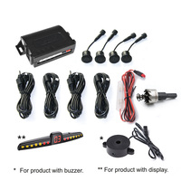 Kit Sensor Parkir Belakang Promata PS-02 dengan Buzzer 58KHz Sensor Ultrasonik Standar OE Pengenal Ban Cadangan dan Tow Bar