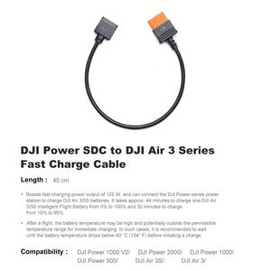 Cable de Carga Rápida DJ Power Serie SDC para DJ Power 500/1000/2000 con Accesorios para Drones DJ - Product Image 6