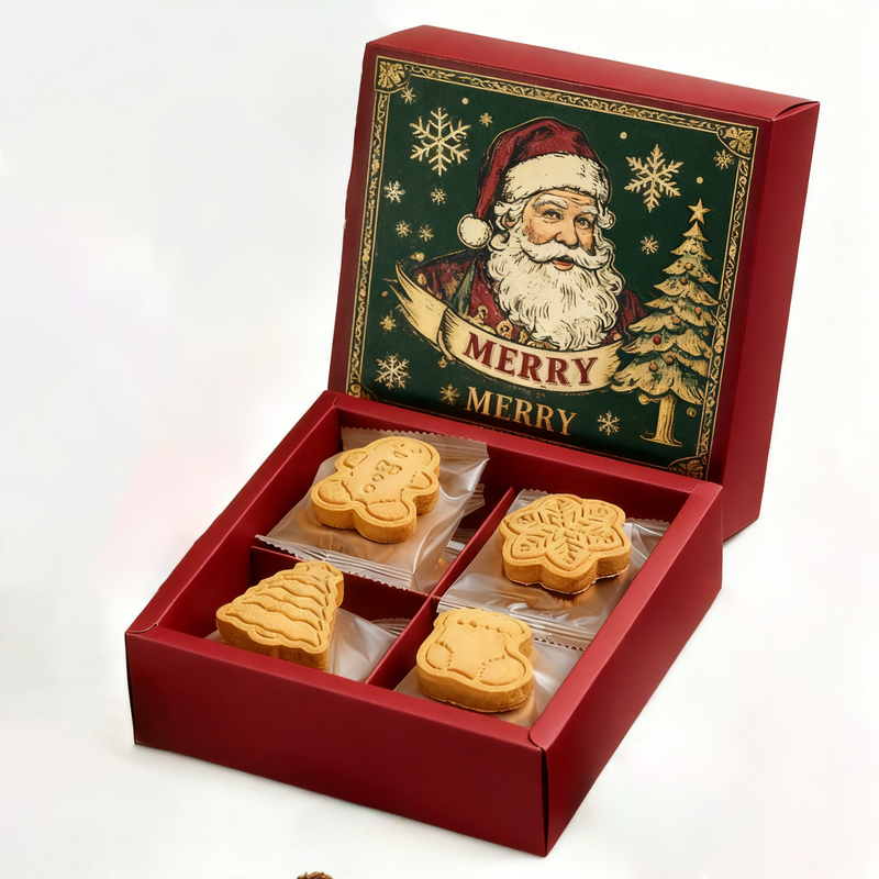 Christmas Cookie Box Handmade Gingerbread Man
