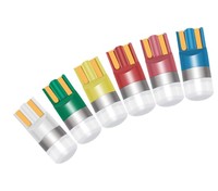 Lámpara LED para Auto W5W T10, Popular, 0.7W, 1SMD, Chip 3030, 10-32V DC/AC, 0.05A, 80LM Reales, Luz Interior LED para Autos