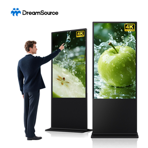55-Inch Floor Standing Interactive LCD Display Advertising Kiosk Infrared Capacitive Touch HD Digital Signage Player - Product Image 1