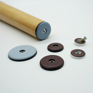 Pieds <span class=keywords><strong>de</strong></span> meubles universels personnalisés en caoutchouc et <span class=keywords><strong>plastique</strong></span> à visser, patins antidérapants pour chaises, tables et bureaux - Product Image 3