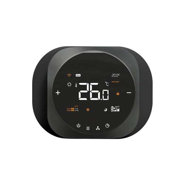 SASWELL Smart Wifi Heat Pump Thermostat, 24V, Compatible with Alexa, Google Home, Tuya App, OEM/ODM