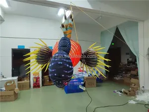 Led Flying Decoration Iluminación <span class=keywords><strong>gigante</strong></span> Peces inflables tropicales con Led para decoración de escenario - Product Image 4