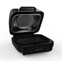 Nouveau design, barbecue électrique professionnel personnalisé à faible bruit, sain, pour l'intérieur, friteuse à air sans fumée pour usage domestique